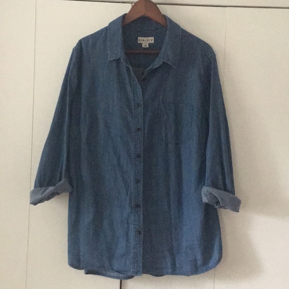 Ava & Viv Tops - Ava and Viv denim shirt